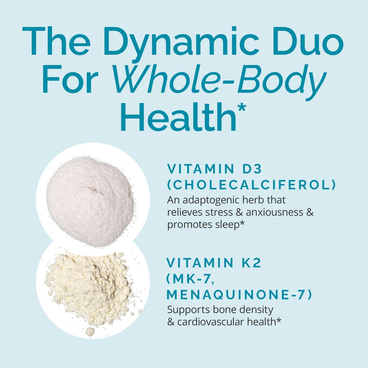 Vitamin D3 + K2
